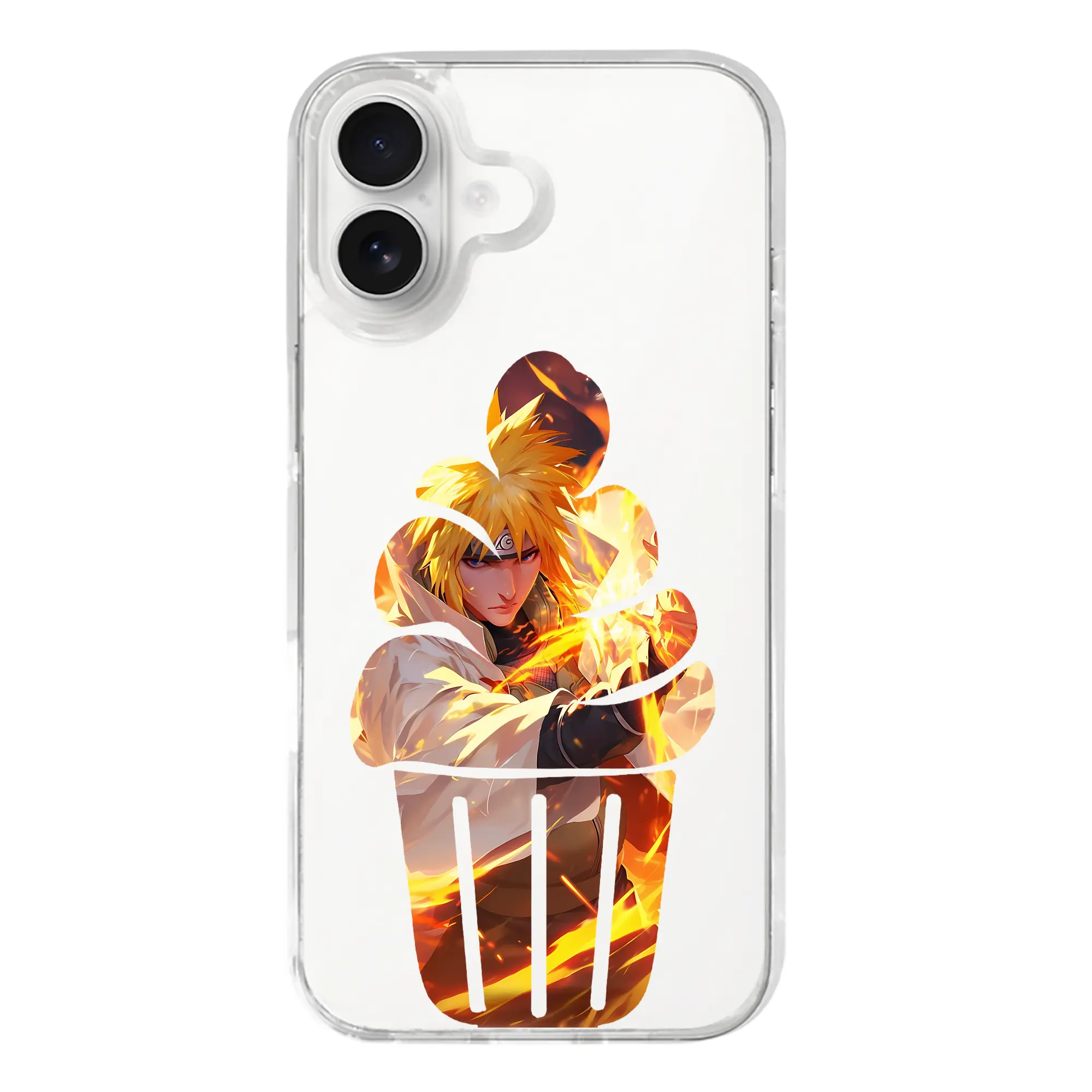 ナルト グッズ 波風 ミナト - iPhone 17シリーズ 透明スマホケース – 薄型・耐衝撃・精密フィット保護カバー